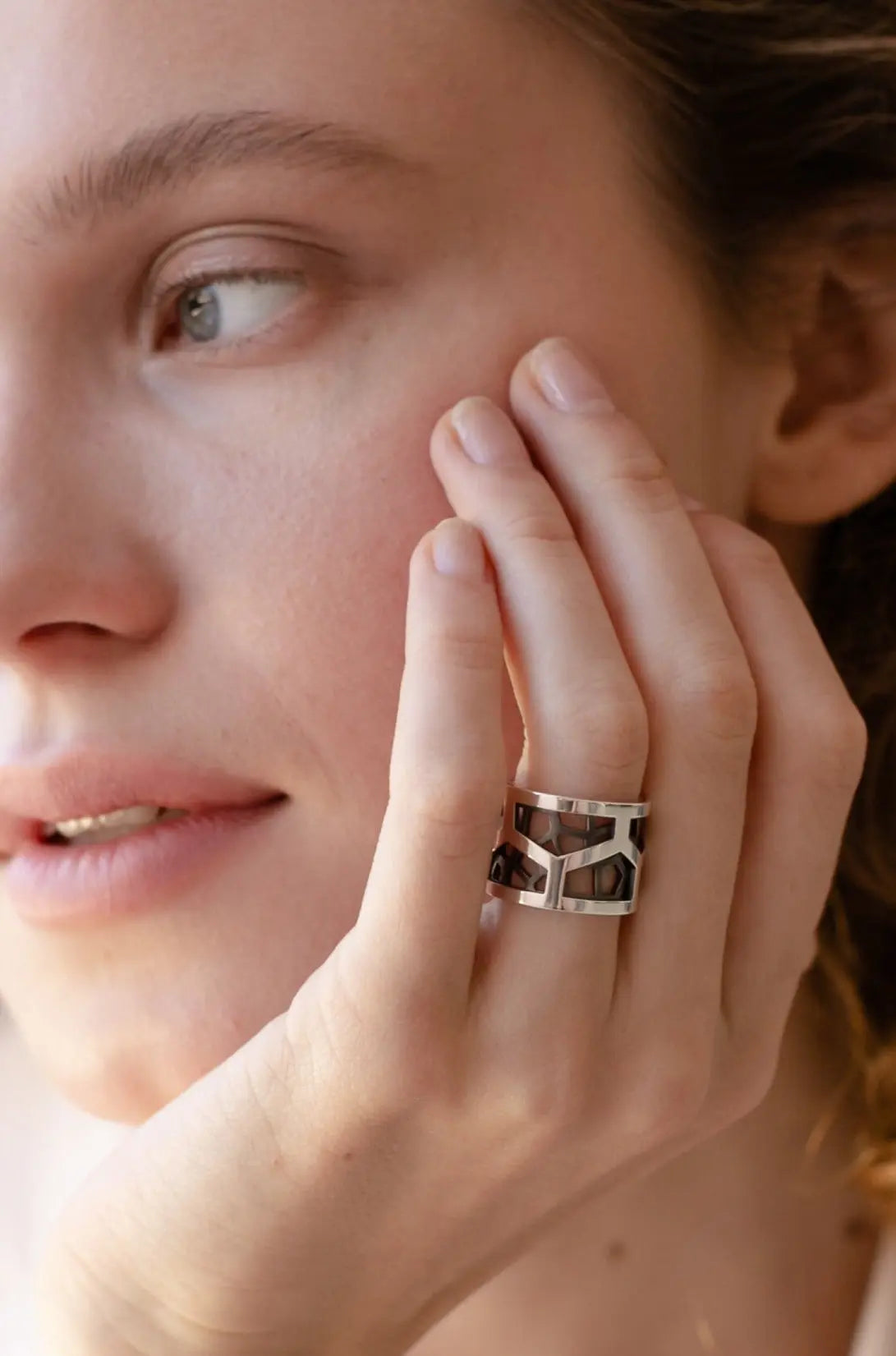 Double web tall ring - CDD Jewelry