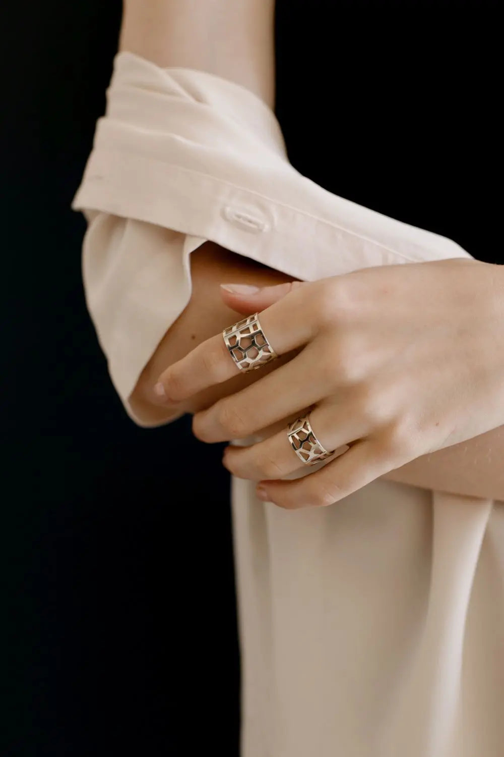 Single web tall ring - CDD Jewelry