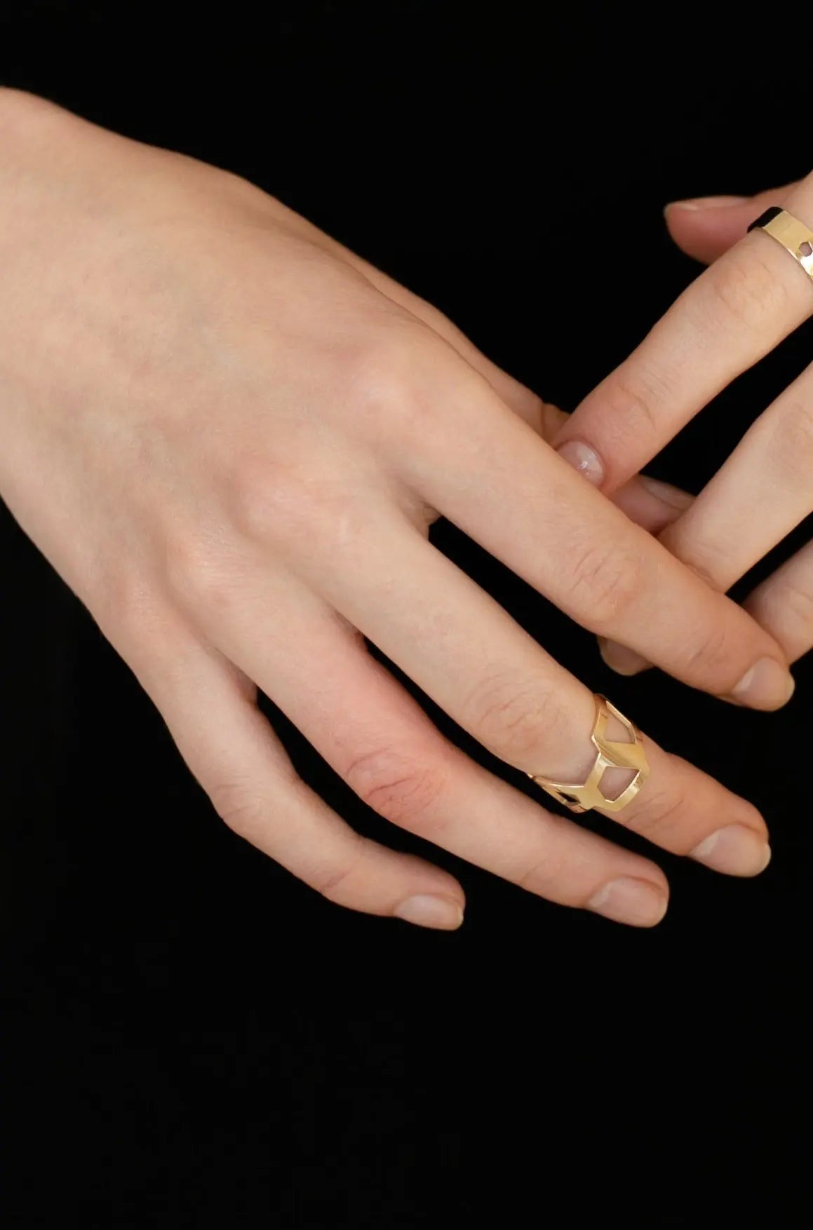 Voronoi shaped medium ring - CDD Jewelry