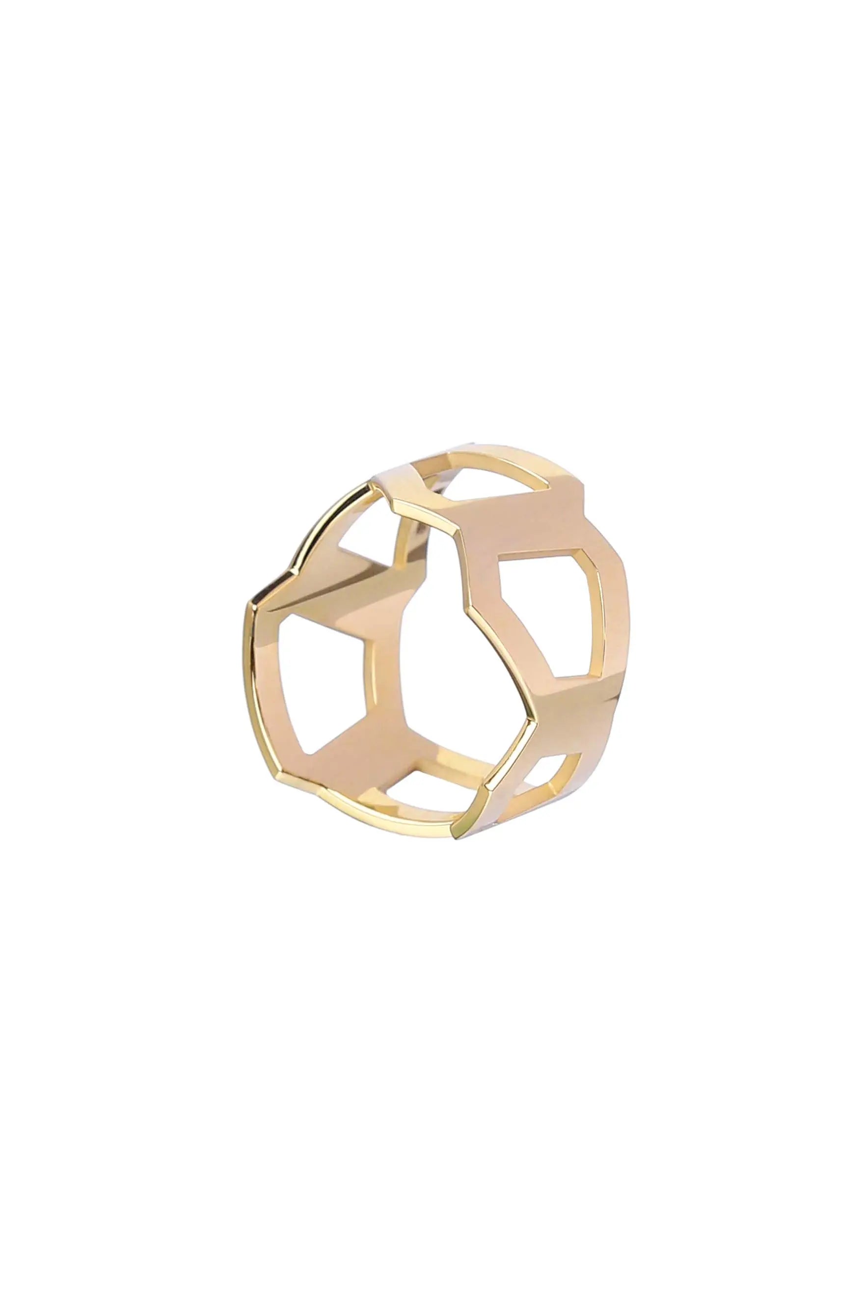 Voronoi shaped medium ring - CDD Jewelry
