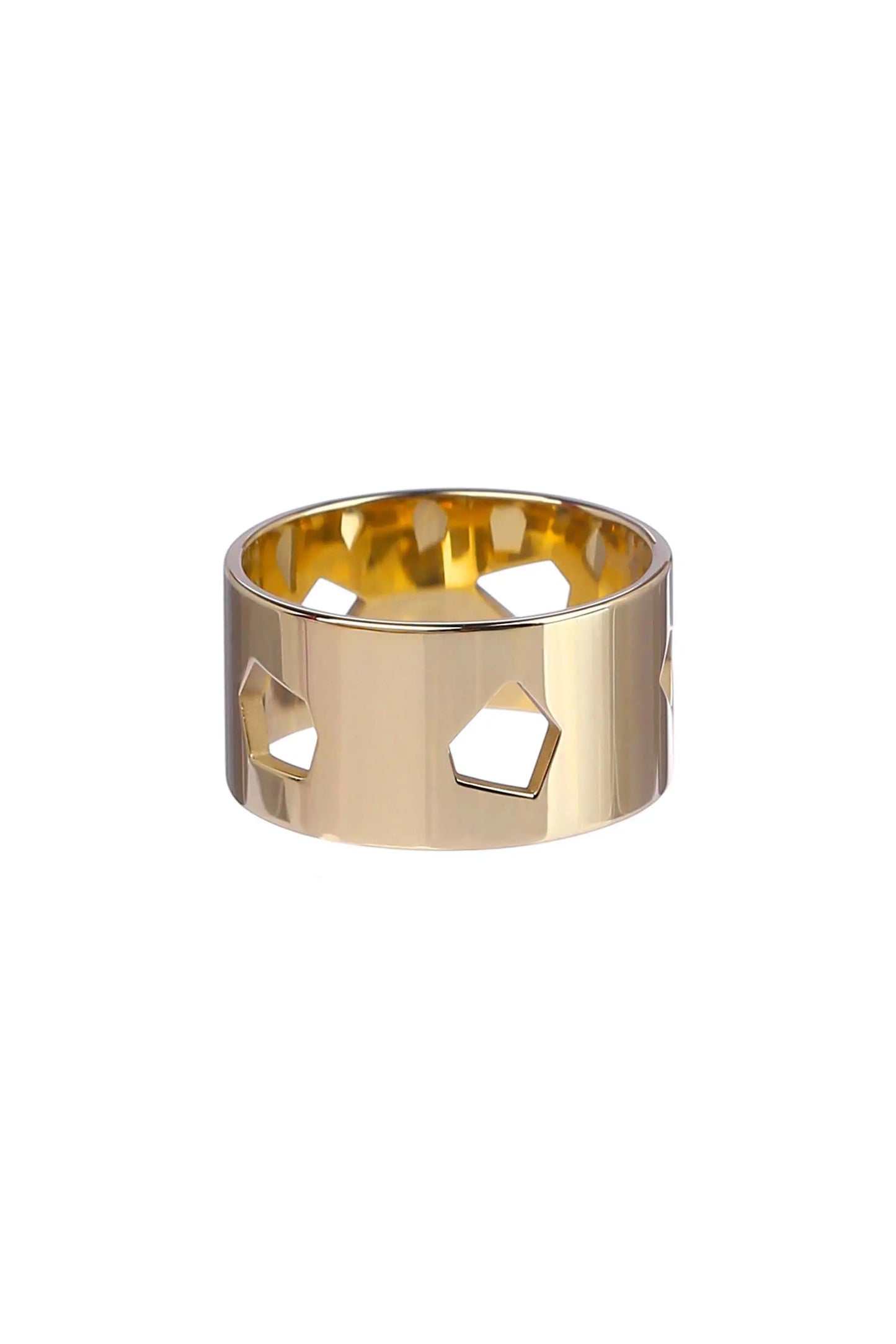 Voronoi void tall ring - CDD Jewelry