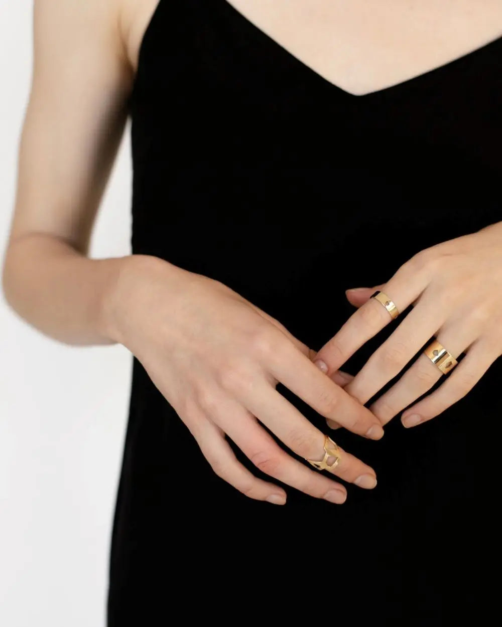 Voronoi void tall ring - CDD Jewelry