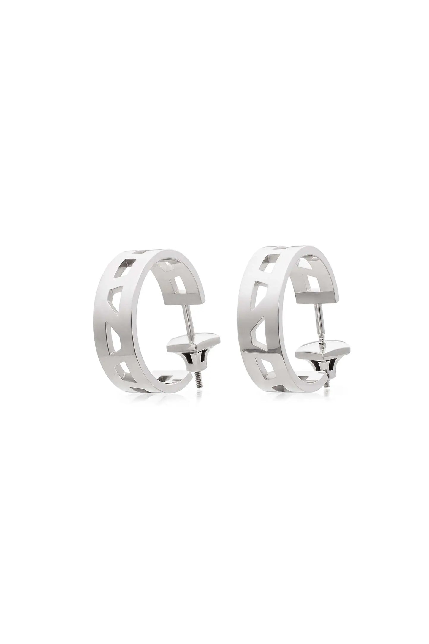 Ring-Shaped Earrings in silver - CDD Jewelry