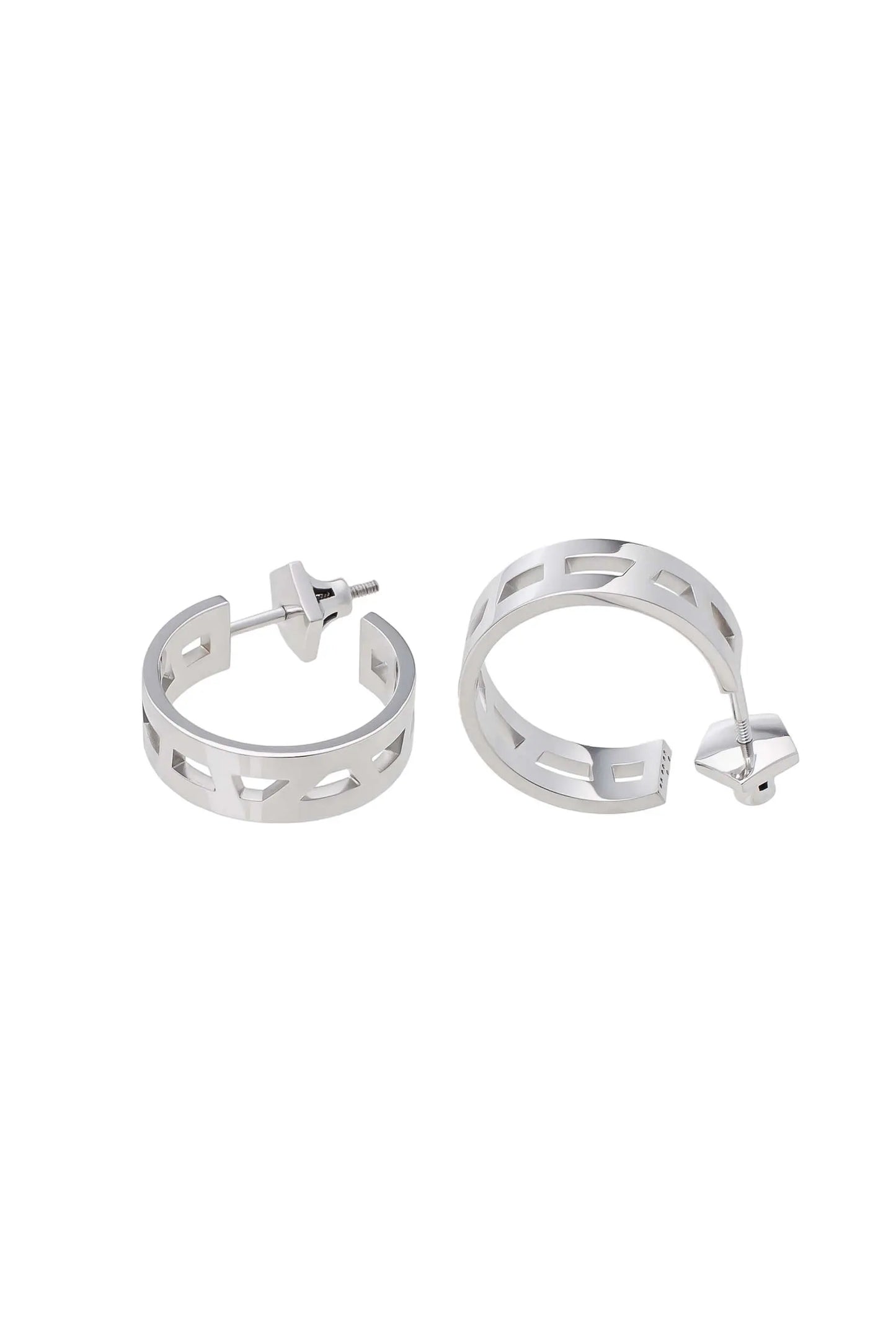 Ring-Shaped Earrings in silver - CDD Jewelry