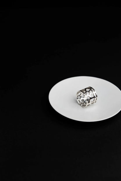 Single web tall ring - CDD Jewelry