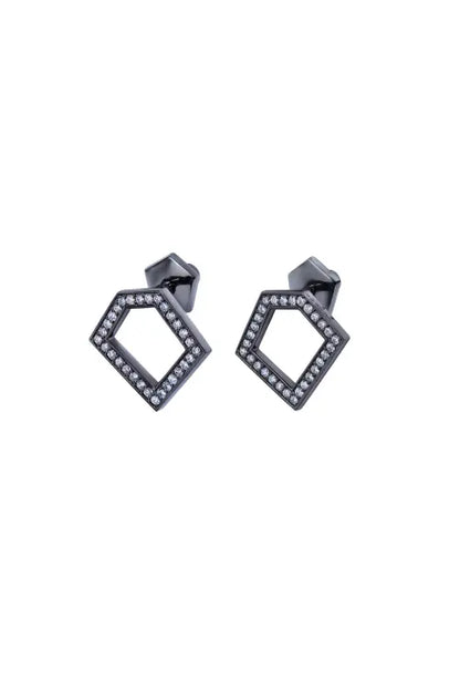 Small cell earrings black - CDD Jewelry