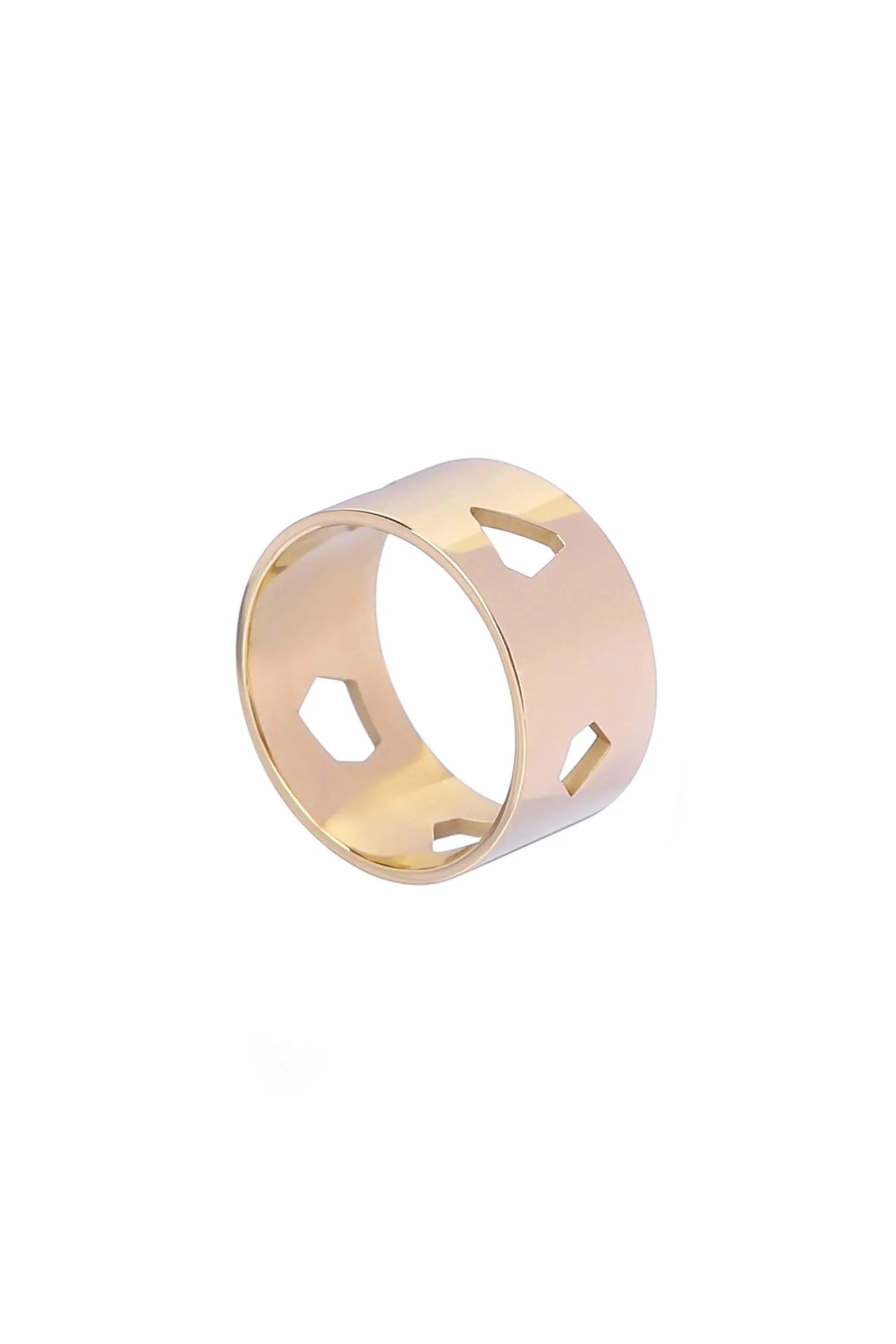 Voronoi void tall ring - CDD Jewelry
